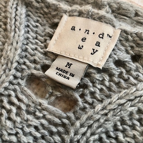 Open Weave, Beaded, Knit Cardigan - Picture 3 of 3